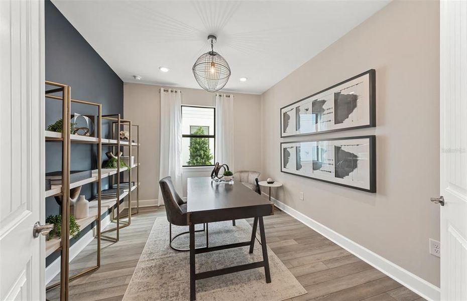 Furnished interior view inside a new home in Sapphire Point at Lakewood Ranch, Lakewood Ranch (Image 23).