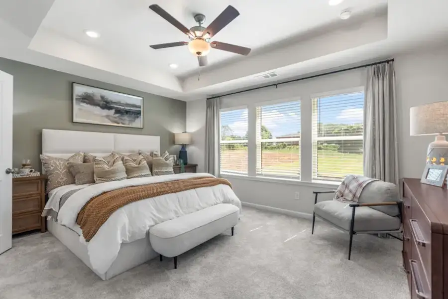 Furnished interior view inside a new home in Rosewood Farm, Lawrenceville (Image 6). Furnished interior view inside a new home in Rosewood Farm, Lawrenceville (Image 6).