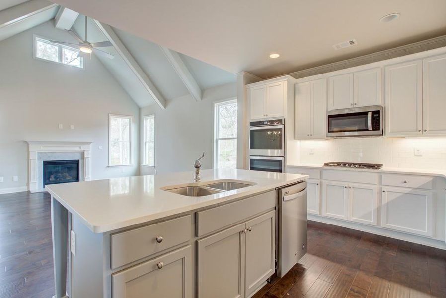 Furnished interior view inside a new home in Terraces at Paravel, Acworth (Image 6).