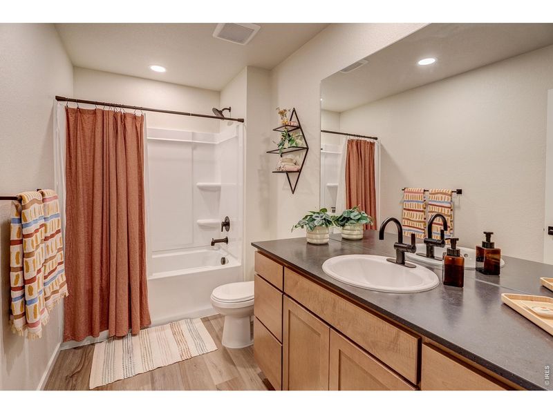 Furnished interior view inside a new home in , Timnath (Image 18).