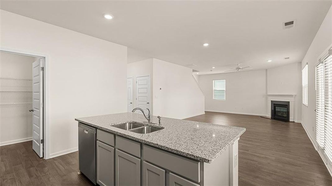 Furnished interior view inside a new home in Jackson Landing, Jefferson (Image 5).