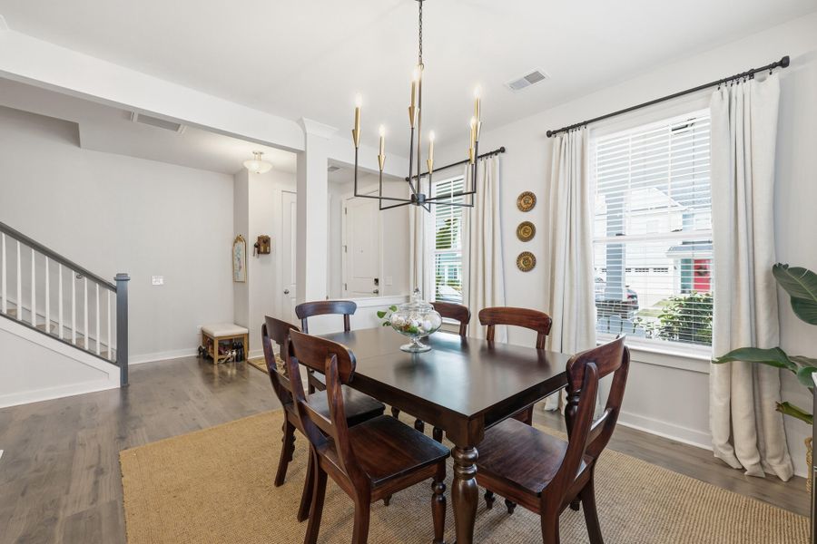 Furnished interior view inside a new home in Homecoming, Ravenel (Image 38). Furnished interior view inside a new home in Homecoming, Ravenel (Image 38).