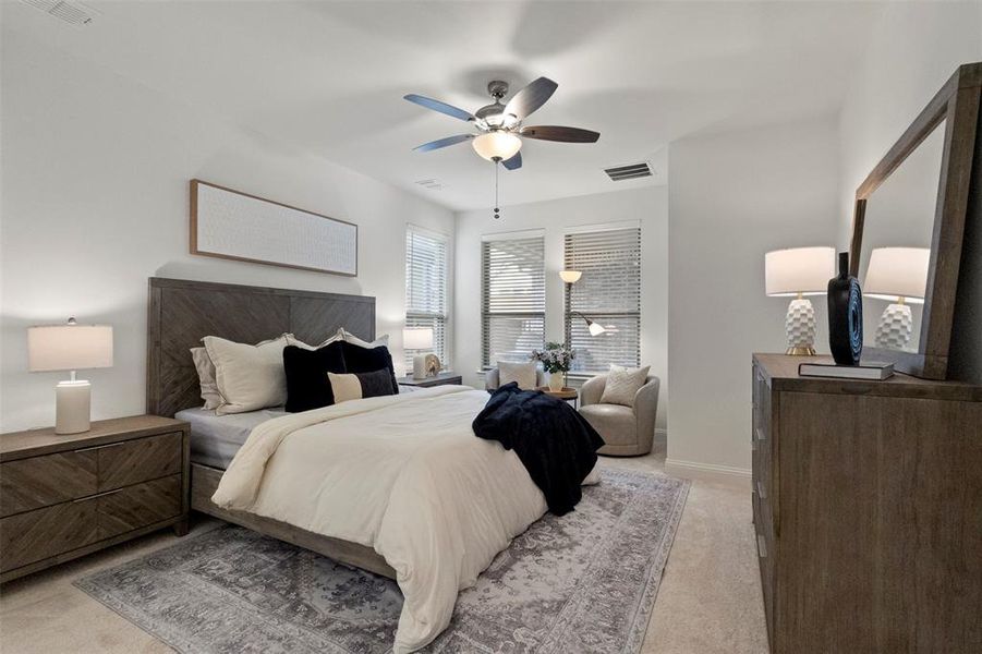 Furnished interior view inside a new home in Mustang Lakes 74', Celina (Image 4).