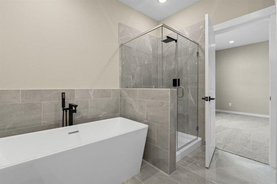 Shower and tub combo