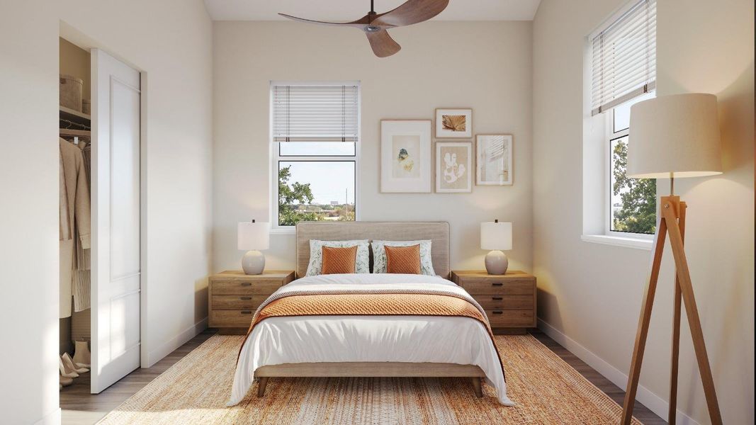 Furnished interior view inside a new home in , Houston (Image 5).