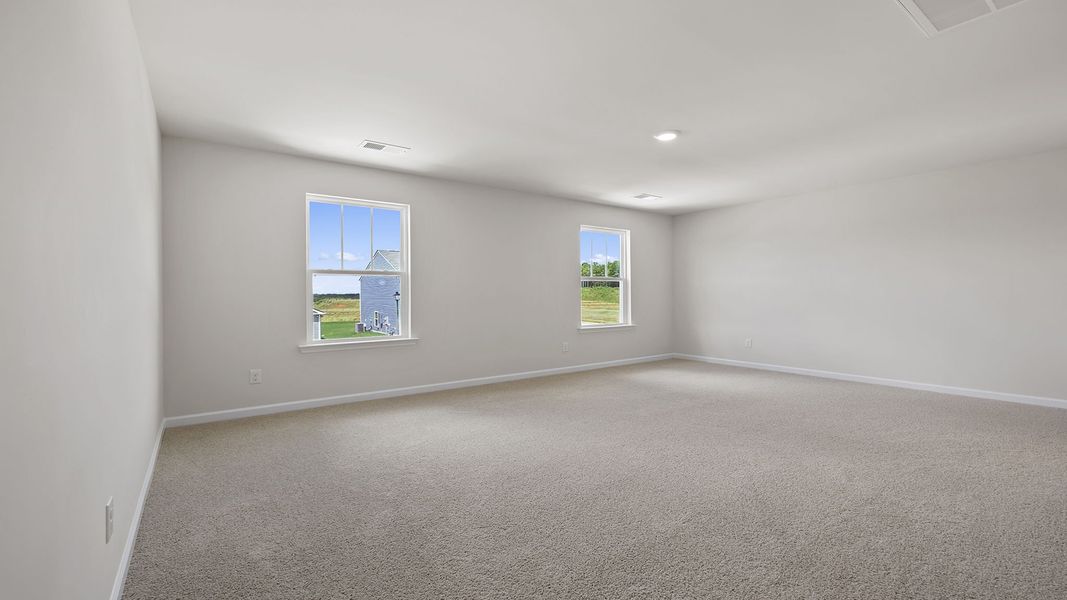 Spacious, unfurnished interior of a new home in Bentley Park, Greenwood (Image 26). Spacious, unfurnished interior of a new home in Bentley Park, Greenwood (Image 26).