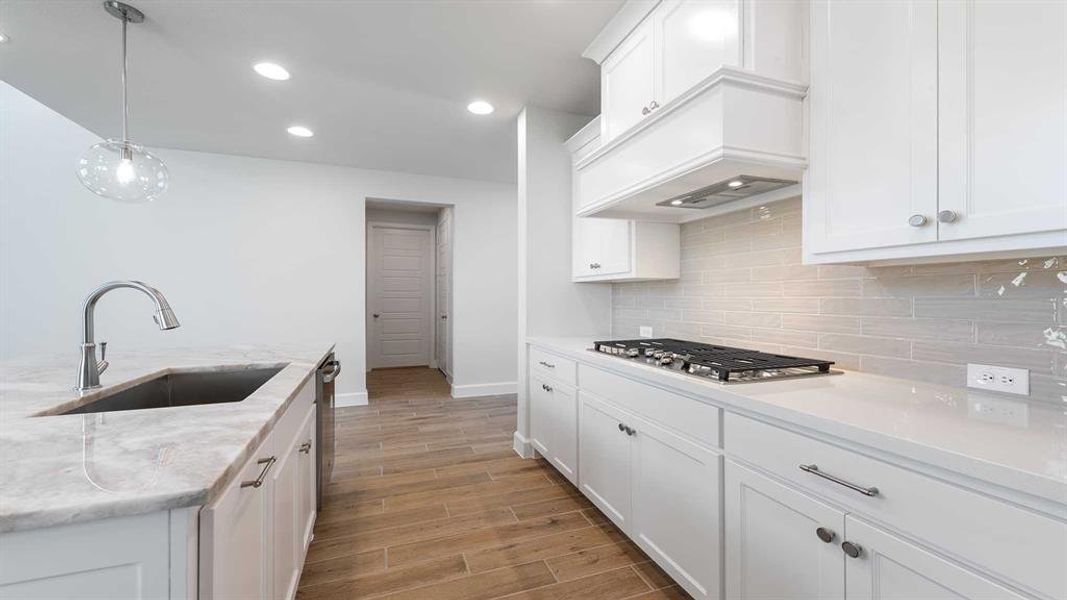 Furnished interior view inside a new home in The Heights At Uptown Celina 50', Celina (Image 9). Furnished interior view inside a new home in The Heights At Uptown Celina 50', Celina (Image 9).