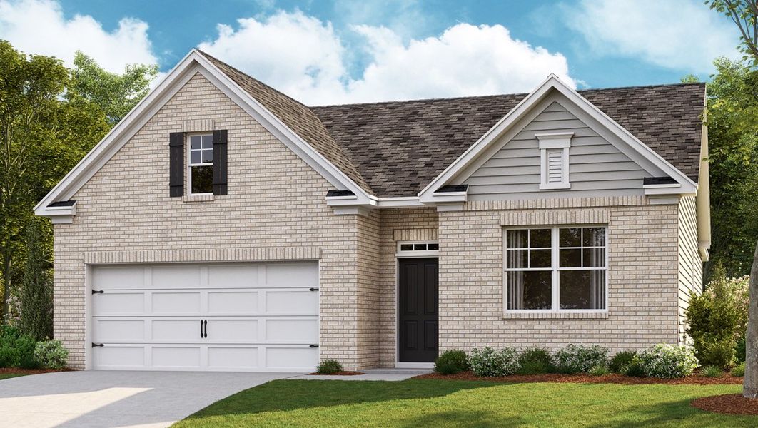 Representative exterior photo of a completed home built from the Cali by D.R. Horton in Huntington Estates, Millington, TN (Image 19).