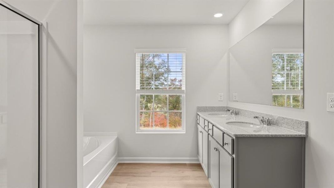 Furnished interior view inside a new home in Lost Creek, Dallas (Image 4).