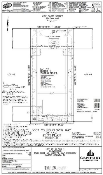 2D floor plan layout of this home in Cloverdale, Houston, TX (Image 3). 2D floor plan layout of this home in Cloverdale, Houston, TX (Image 3).
