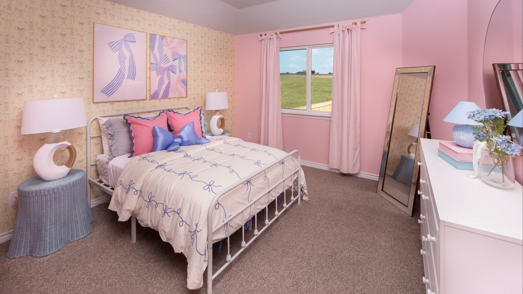 Representative furnished interior of a home built from the The Campbell by Legend Homes in Rocky Creek Crossing, Crowley (Image 15).