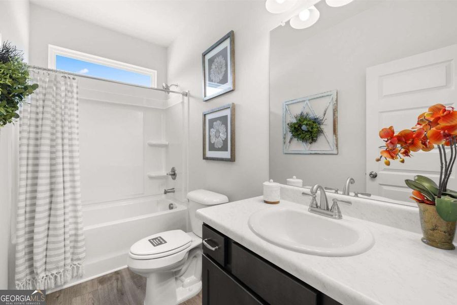 Furnished interior view inside a new home in Trellis Park, Hampton (Image 23).