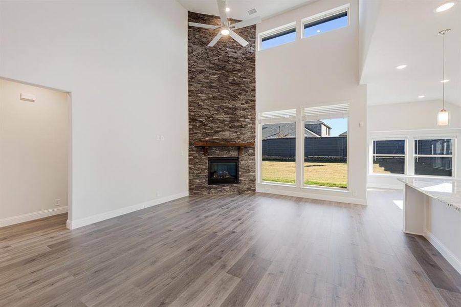 Spacious, unfurnished interior of a new home in Union Park Classic 55, Little Elm (Image 22). Spacious, unfurnished interior of a new home in Union Park Classic 55, Little Elm (Image 22).