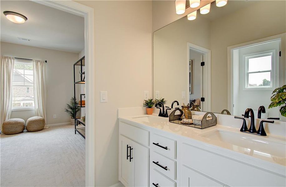 Furnished interior view inside a new home in , Hoschton (Image 33).