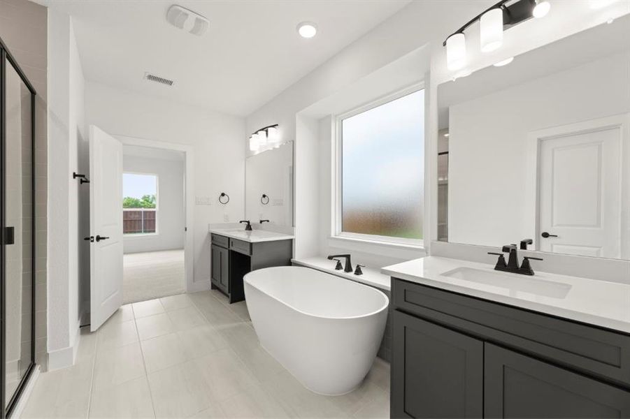 Furnished interior view inside a new home in Grayhawk Addition, Forney (Image 16).