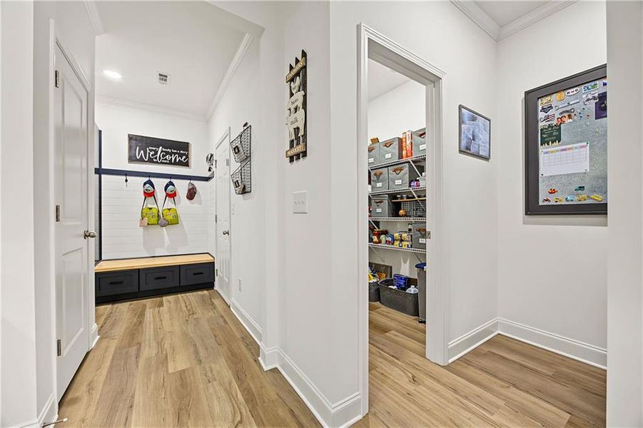 Furnished interior view inside a new home in , Flowery Branch (Image 36).