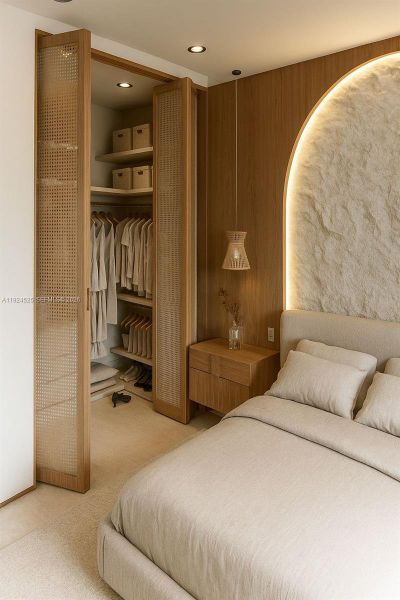 Furnished interior view inside a new home in , Hollywood (Image 11).