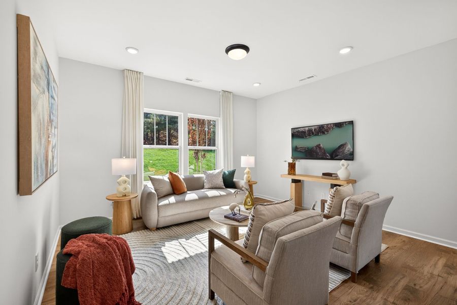Furnished interior view inside a new home in Edgewater - Lakeview Point, Lancaster (Image 11).