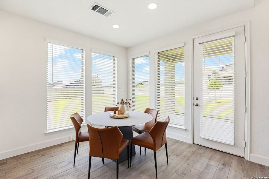 Furnished interior view inside a new home in Kallison Ranch, San Antonio (Image 8).