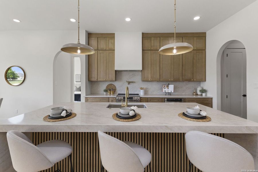 Furnished interior view inside a new home in , Blanco (Image 18). Furnished interior view inside a new home in , Blanco (Image 18).