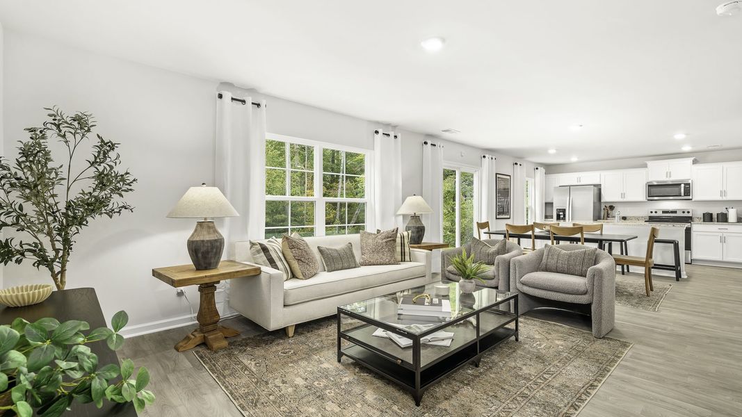 Representative furnished interior of a home built from the Plan by D.R. Horton in Baymeade, Lexington (Image 11).