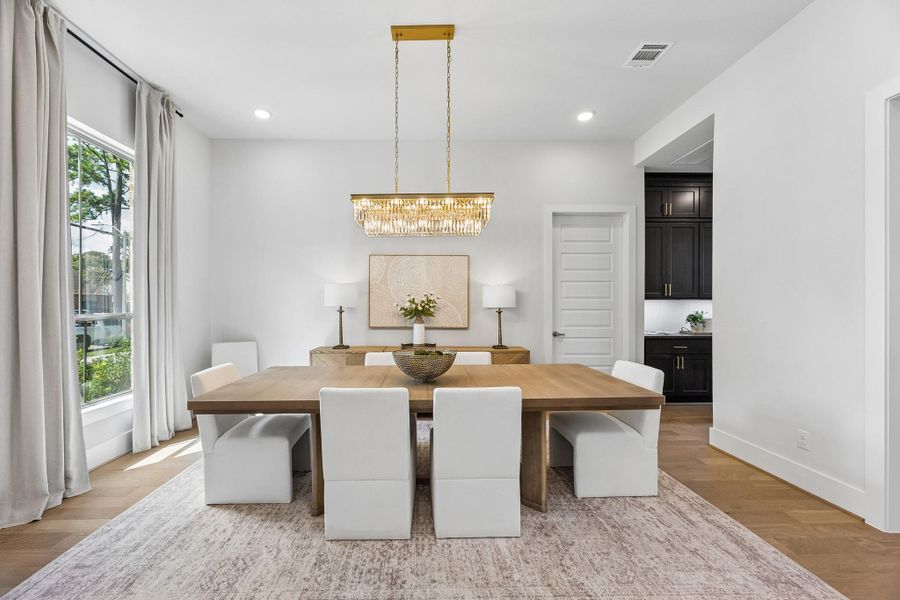 Furnished interior view inside a new home in , Houston (Image 16).