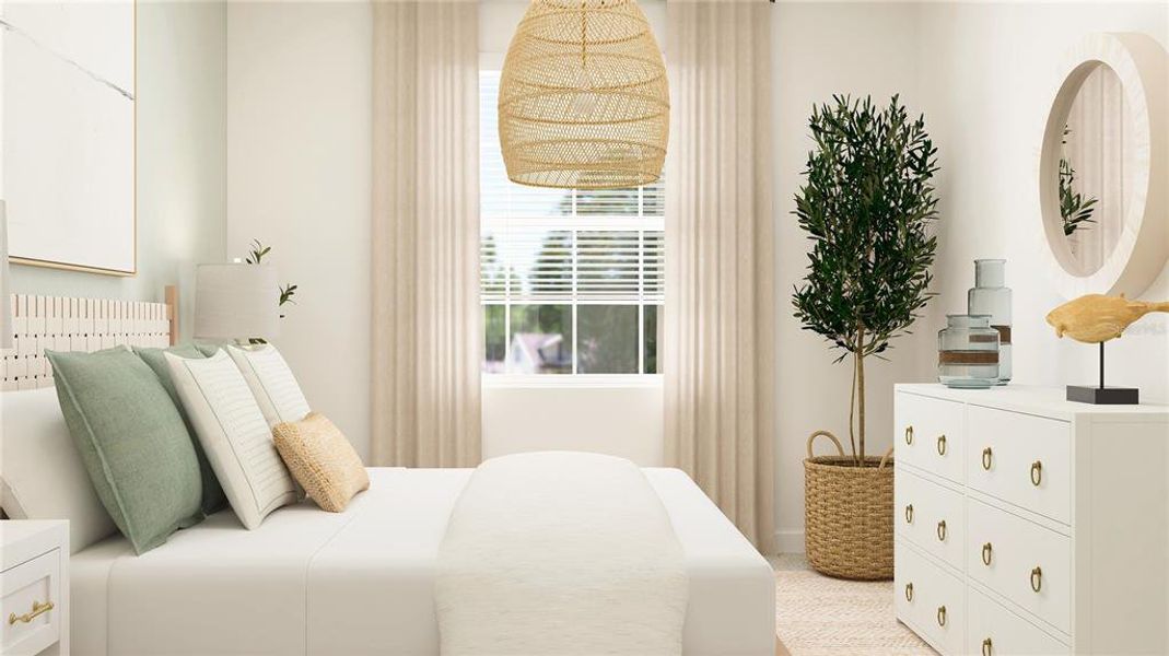 Furnished interior view inside a new home in Wellen Park Golf & Country Club, Venice (Image 10).