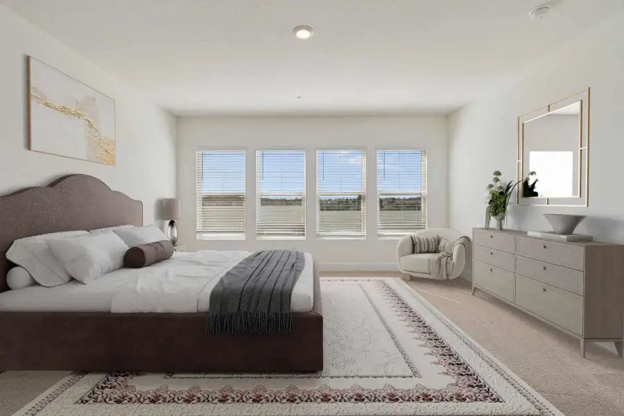 Representative furnished interior of a home built from the The Waterway by David Weekley Homes in Edgewater Wellen Park, Venice (Image 3).