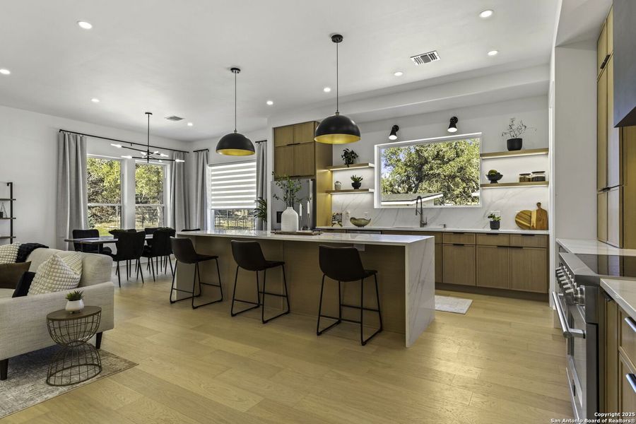Furnished interior view inside a new home in , Boerne (Image 17).