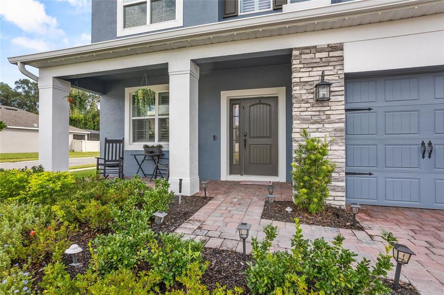 Exterior details and patio area of a home in , Sanford (Image 29).