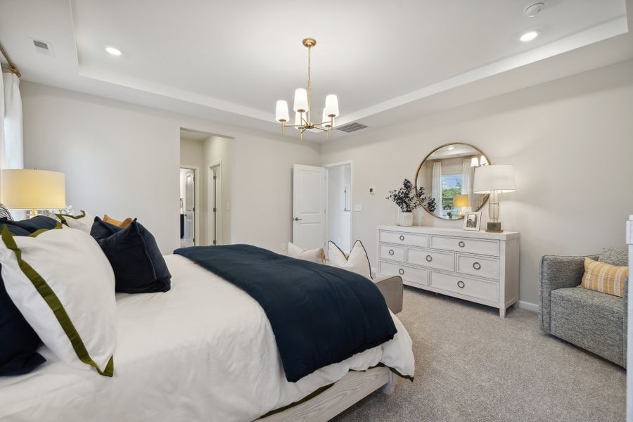 Furnished interior view inside a new home in The Coves on Lake Wylie, Charlotte (Image 13).