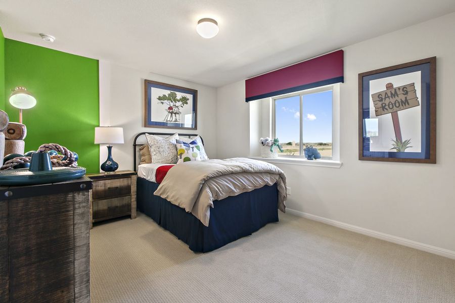 Furnished interior view inside a new home in Crosswinds, Kyle (Image 18).