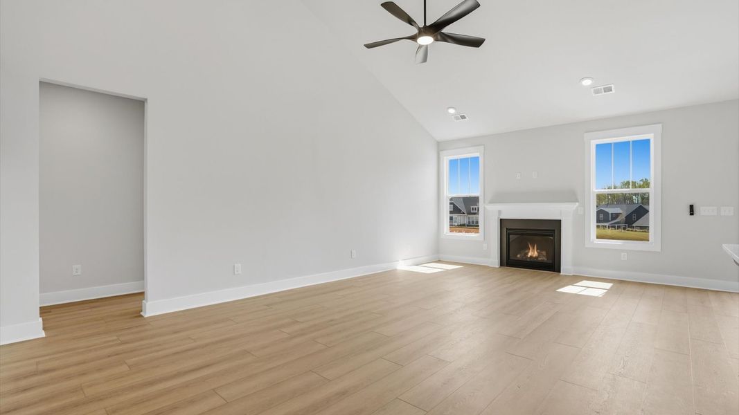 Furnished interior view inside a new home in Mulberry Estates, Simpsonville (Image 10).