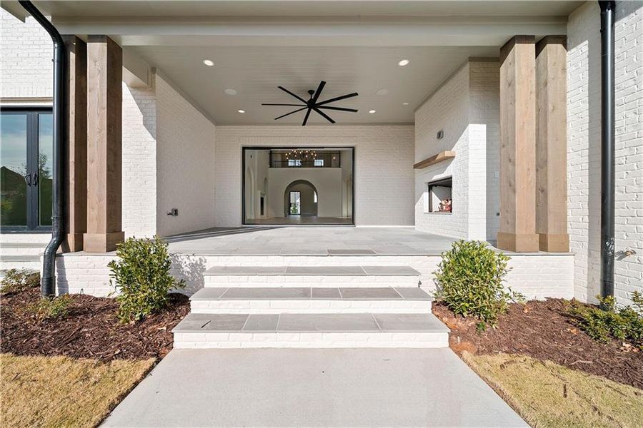 Exterior details and patio area of a home in , Alpharetta (Image 3).