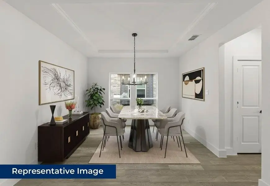 Furnished interior view inside a new home in Birdsong, Mansfield (Image 13).