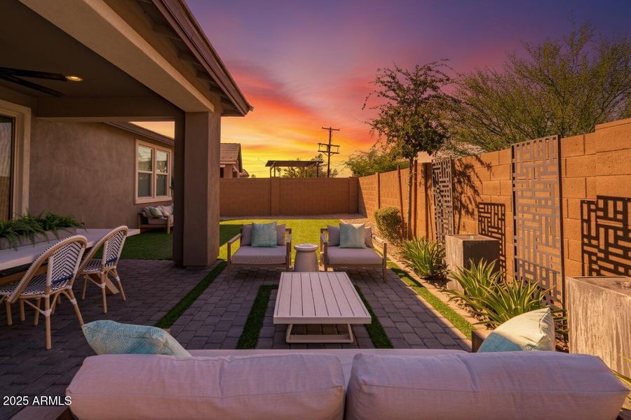 Backyard - Twilight Backyard - Twilight