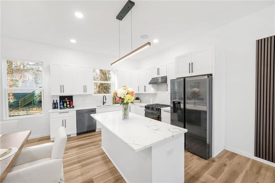 Furnished interior view inside a new home in , Atlanta (Image 14).