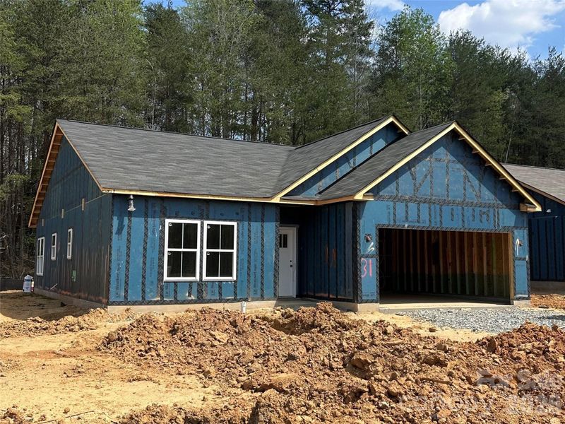 In-progress construction of a new home in , Granite Quarry, NC (Image 7).