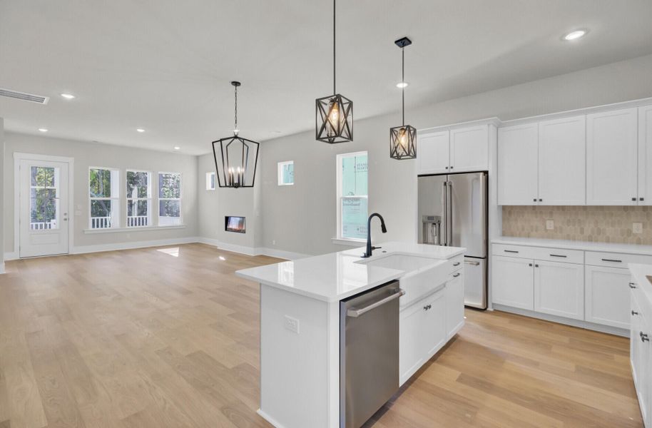 Furnished interior view inside a new home in Indigo Grove Single Family Homes, Johns Island (Image 7).