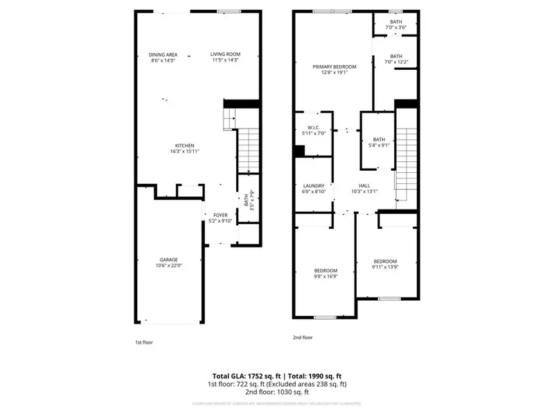 2D floor plan layout of this home in , Monroe, NC (Image 4).