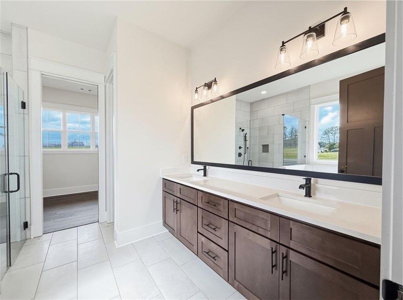 Furnished interior view inside a new home in , Rydal (Image 11).