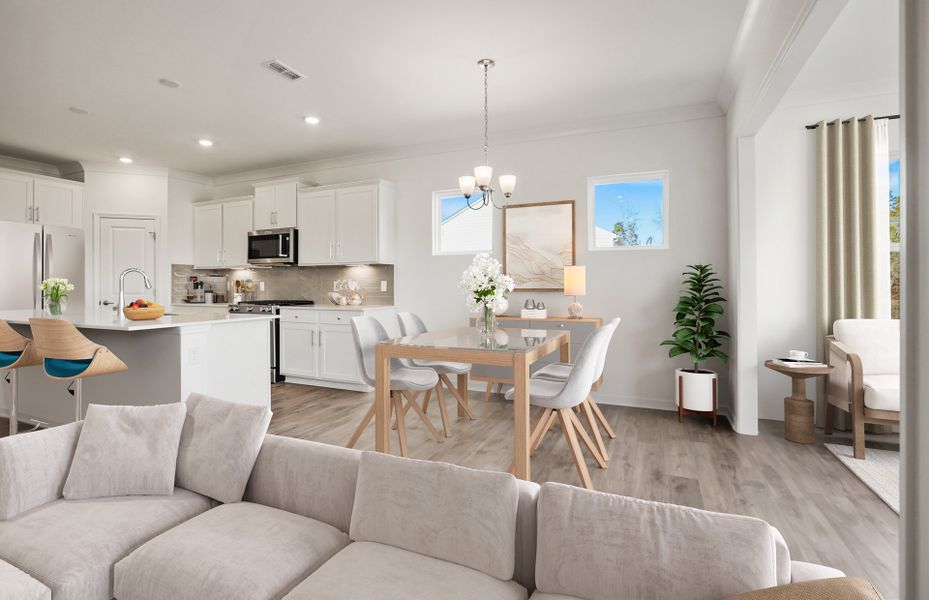 Furnished interior view inside a new home in Carriage Estates, Lexington (Image 8).