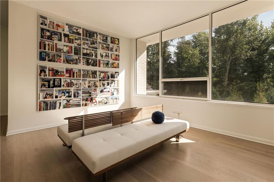 Furnished interior view inside a new home in , Atlanta (Image 6).