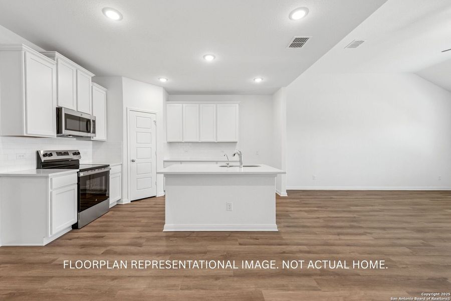 Furnished interior view inside a new home in , San Antonio (Image 5).