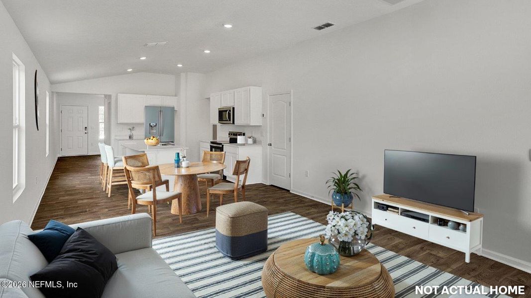 Furnished interior view inside a new home in Grand Reserve, Bunnell (Image 14).