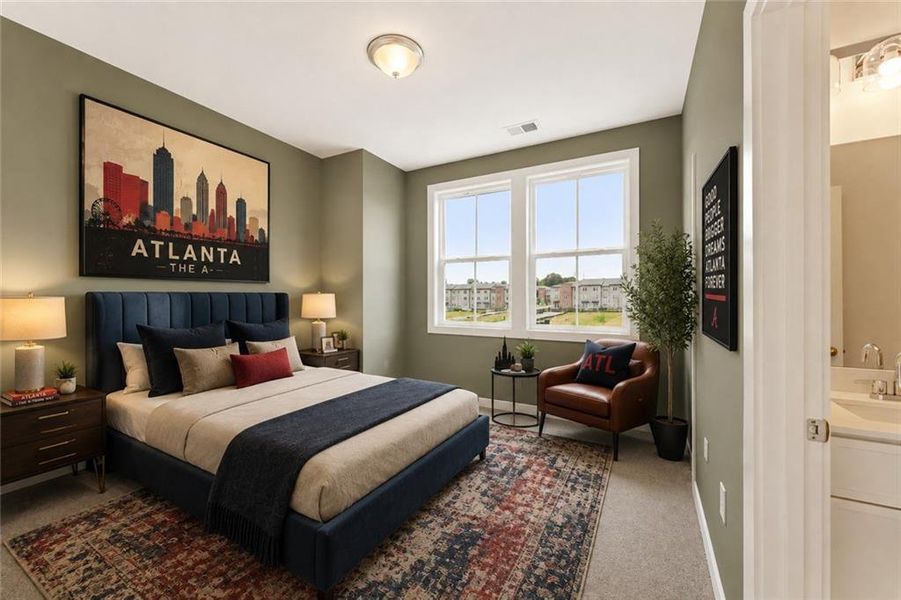 Furnished interior view inside a new home in Array, Atlanta (Image 4).