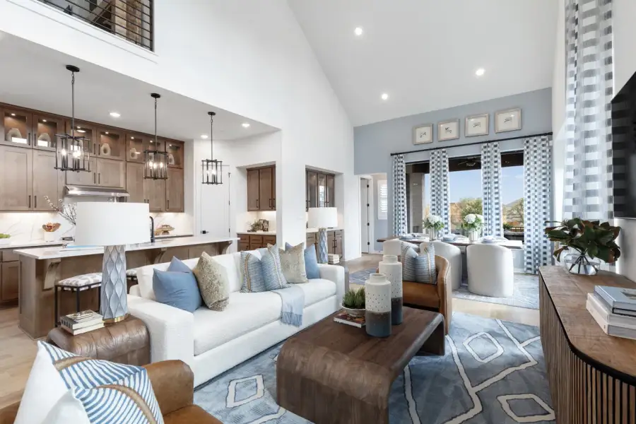Representative Family Room - some options shown