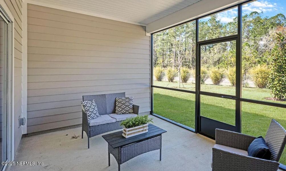 Exterior details and patio area of a home in Tributary: Tributary Royal Collection, Yulee (Image 2).