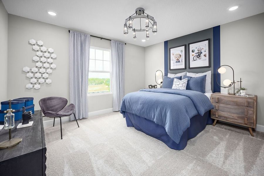 Representative furnished interior of a home built from the Maple by Risewell Homes in Cypress Bluff, Groveland (Image 7).