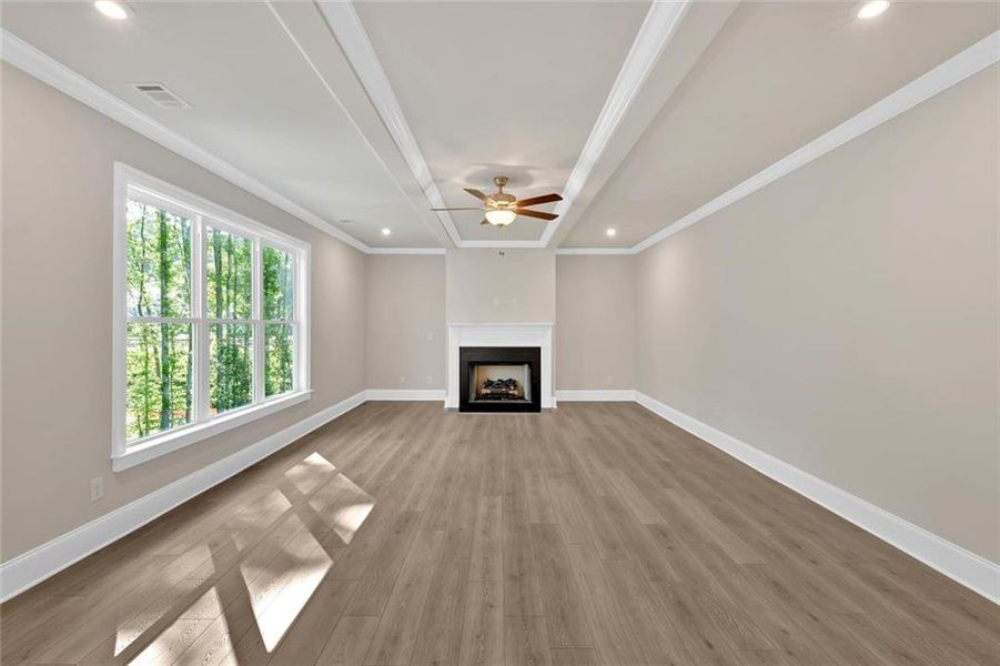 Spacious, unfurnished interior of a new home in Ford Landing, Acworth (Image 13).